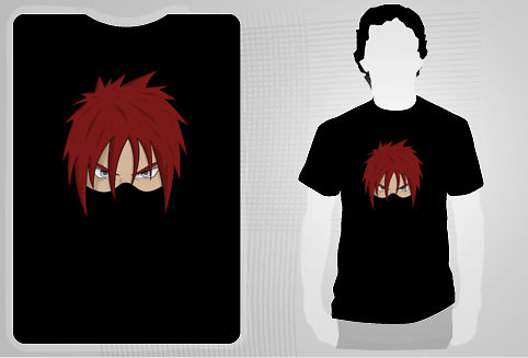 Ninja Anime Eyes T-Shirt