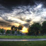 Town Sundown -HDR-