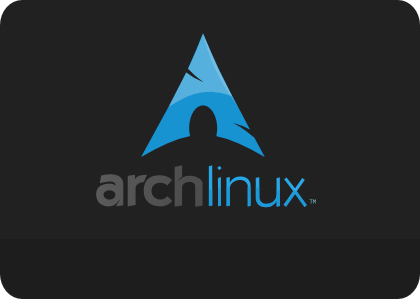 Archlinux Splash blue curved by RaWash on DeviantArt