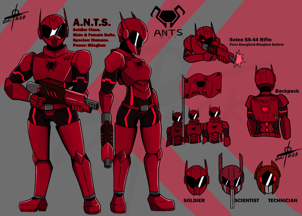 Bionic Boy: A.N.T.S. Character Sheet and Study by Dairok on DeviantArt