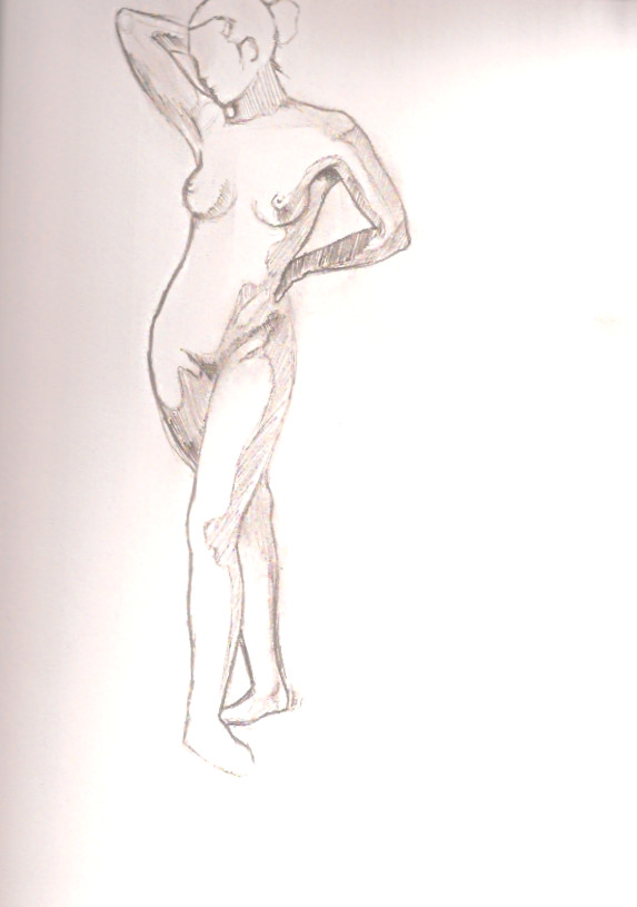 female pose study