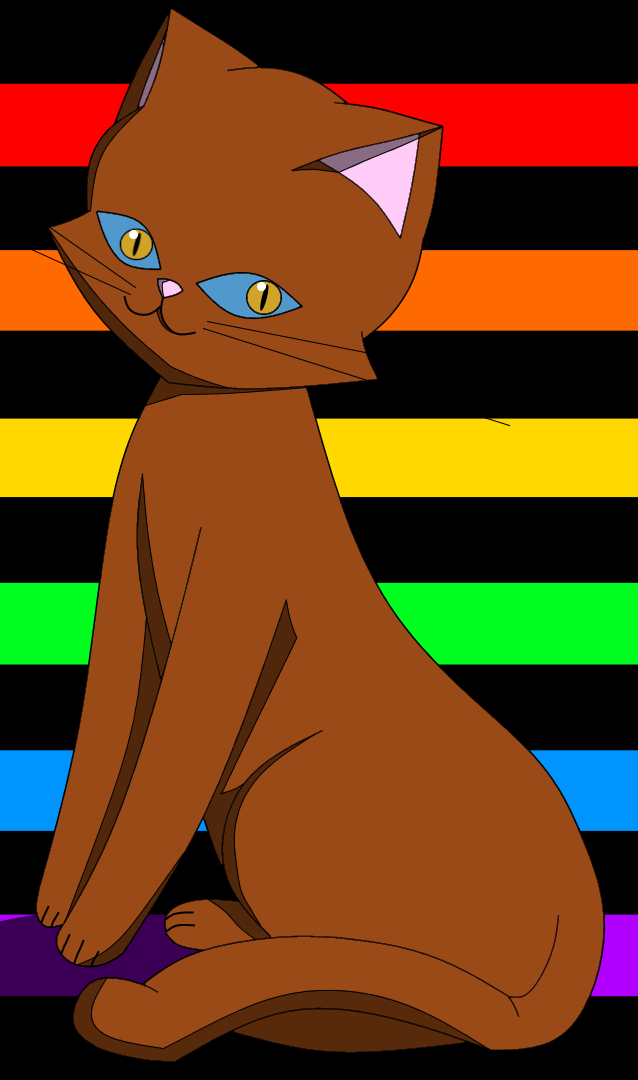 Ninx Cat Cinnamon Minx Cat Thunderbolt LGBTQ Flag by EXOLAR on DeviantArt