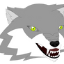 Snarling Wolf Head