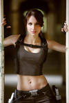 Lara Croft Portrait by Lena-Lara