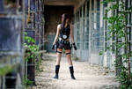 Lara Croft game view by Lena-Lara