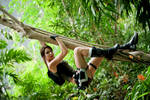 Lara Croft in the jungle by Lena-Lara