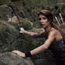 Lara Croft Climbing