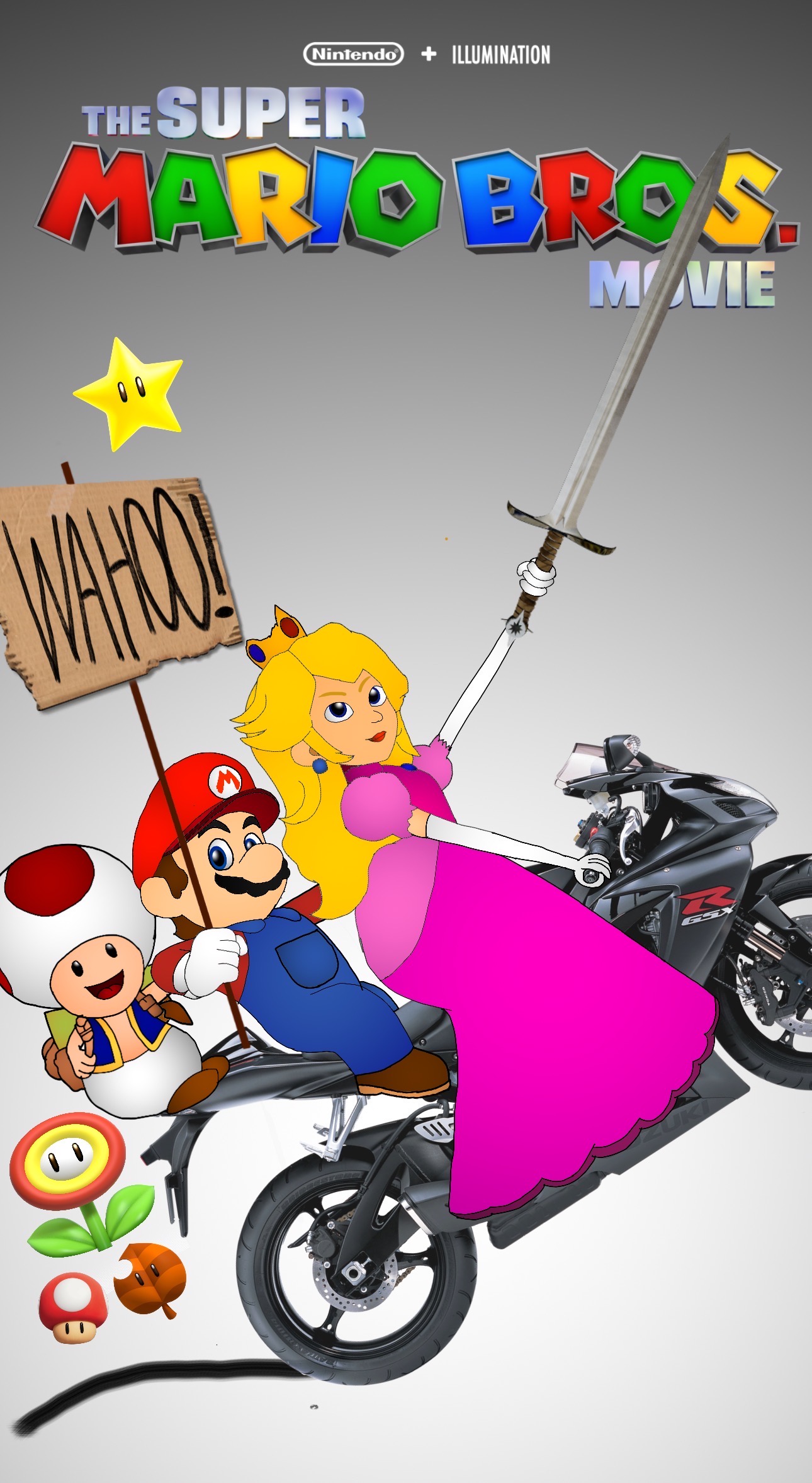 The Super Mario bros. Movie motorcycle poster by Henderson57 on DeviantArt