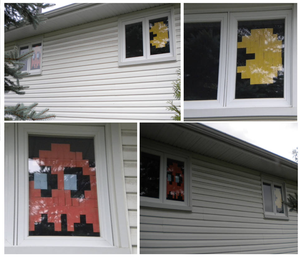 Pac-Man, Post-it by BillyAlex on DeviantArt