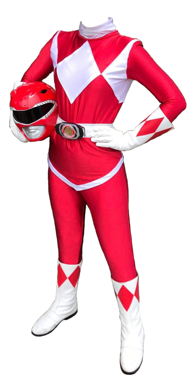 Female Red Ranger (MMPR) outfit by Car-gold on DeviantArt