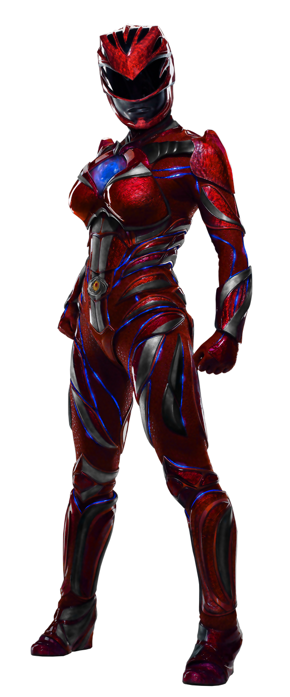 Female Red Ranger (2017) - Transparent by Car-gold on DeviantArt