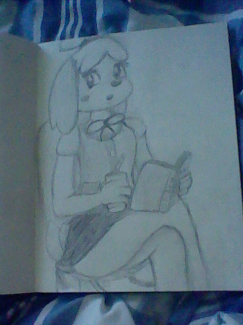 Isabelle anthro style test drawing