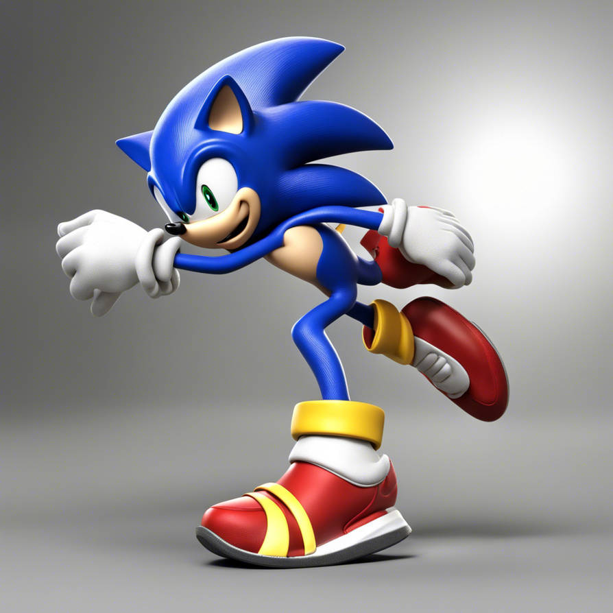Deviantart Sonic Rig first render with the DANCADA3D Sonic Rig by Hshadow958 on DeviantArt