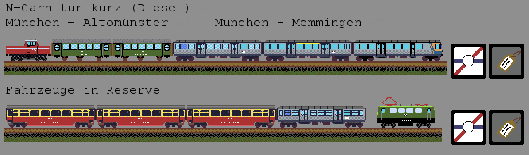 Pixel art trains