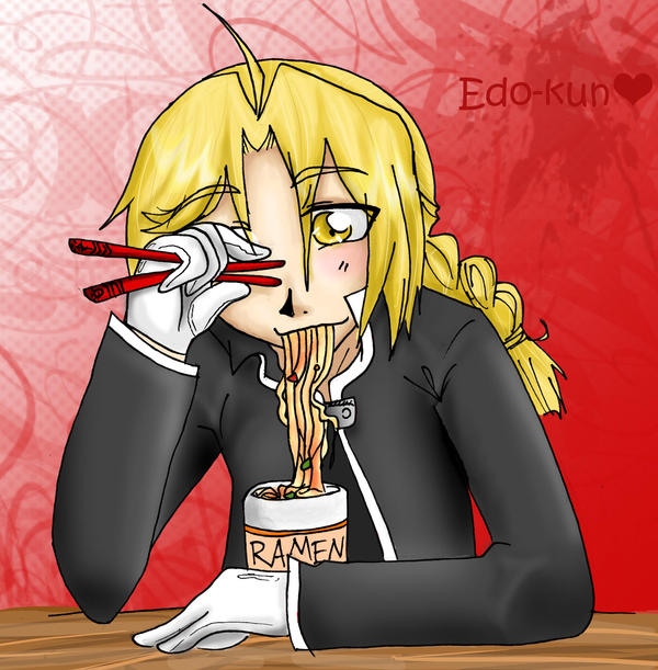 Edo Eating Ramen -fangirls-