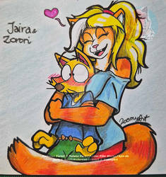 Zorori and Jaira - the BIG hug