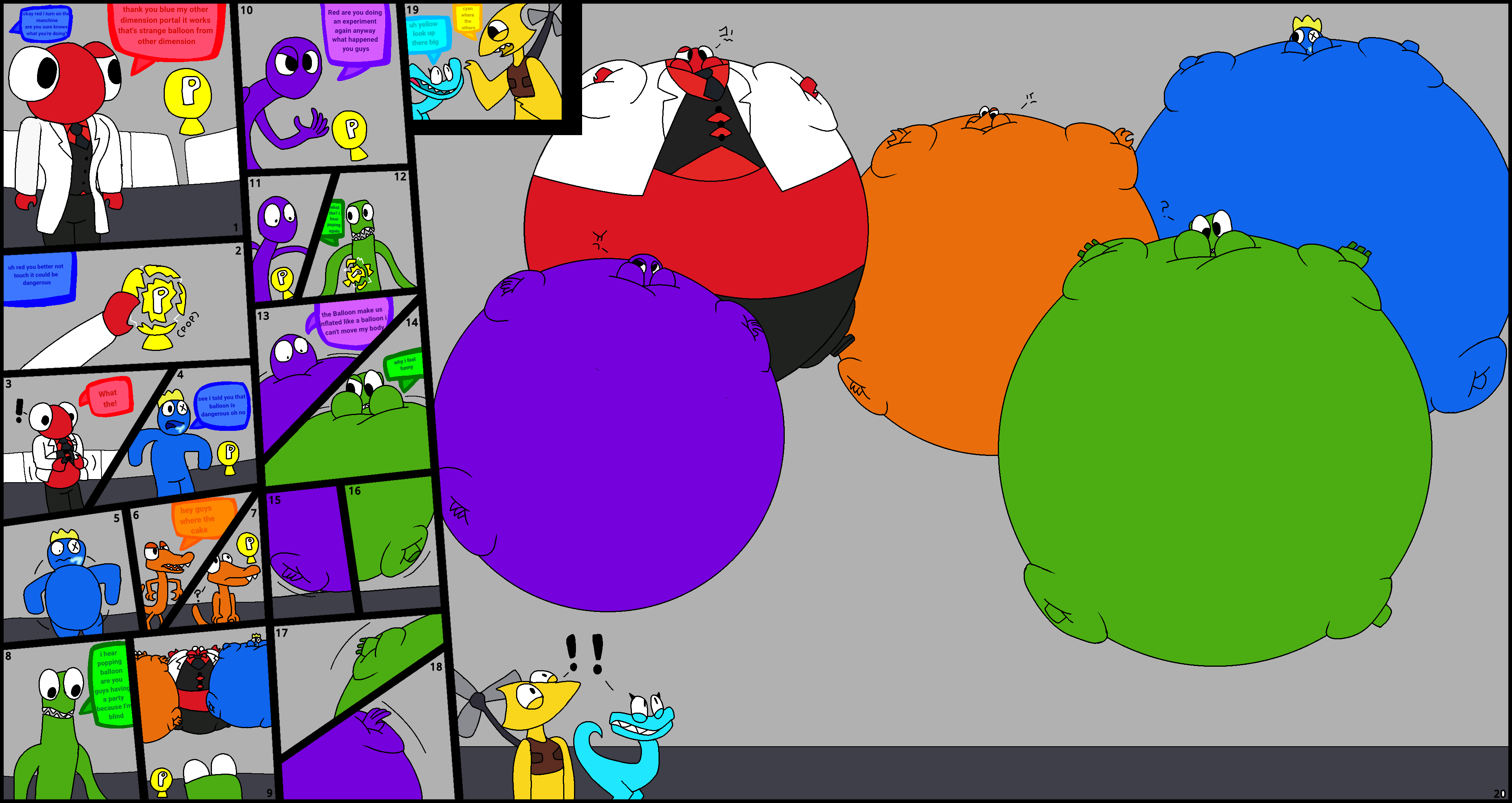 Rainbow friends gametoons blueberry inflation by rainbowfriends37437 on  DeviantArt