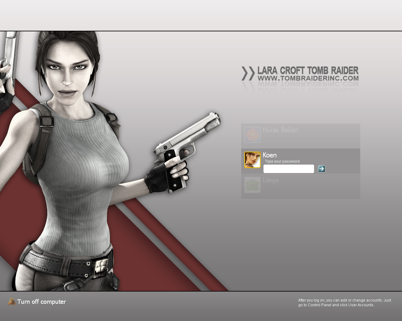 Windows XP login screen 01 by LaRaLoVeR on DeviantArt