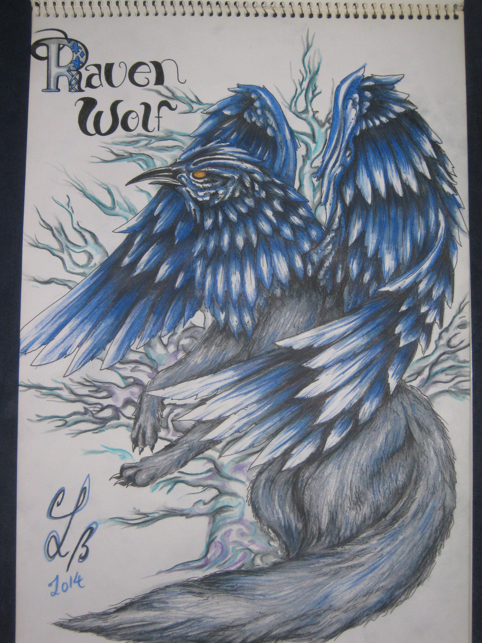 Raven-wolf by lillybug91 on DeviantArt