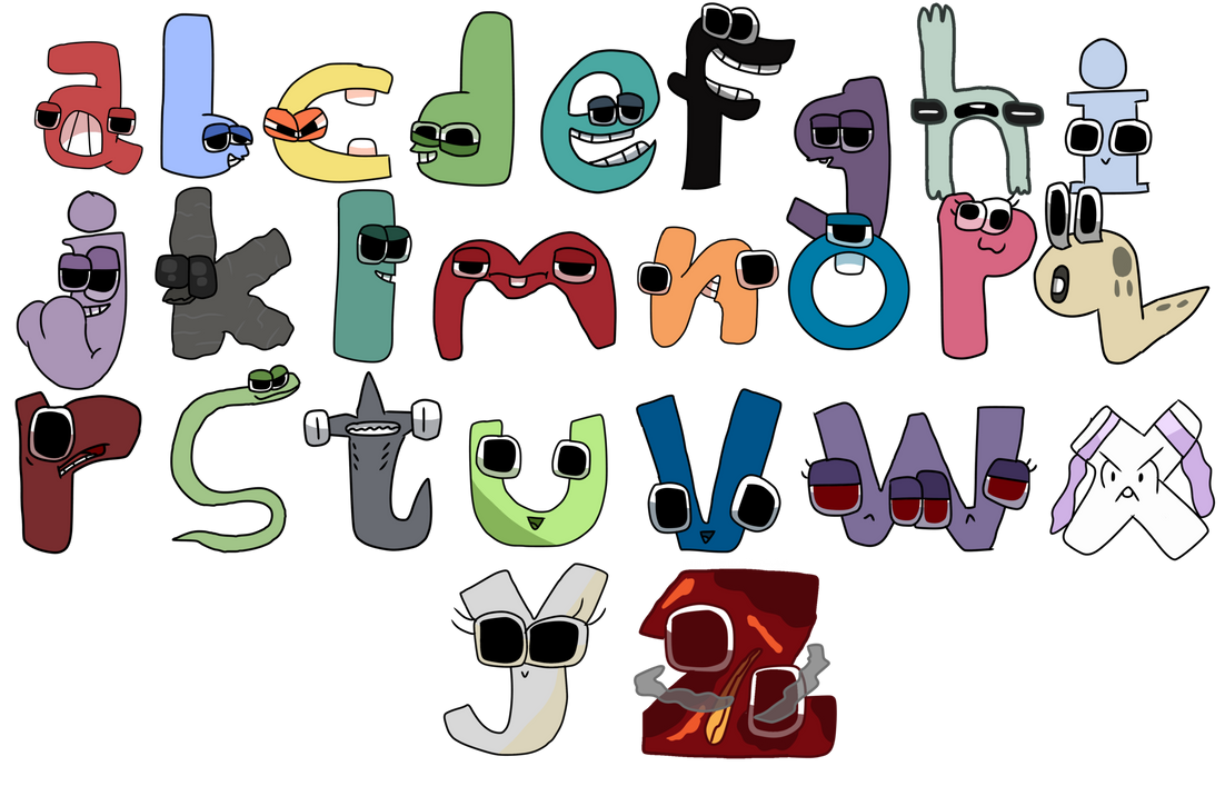 Complete Lowercase Letters Alphabetlore by ScribbleFENDEER on DeviantArt