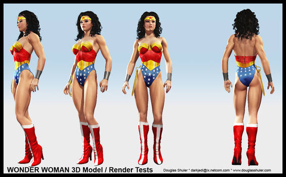 WONDER WOMAN Costume Tests