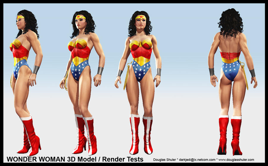 WONDER WOMAN Costume Tests by DouglasShuler
