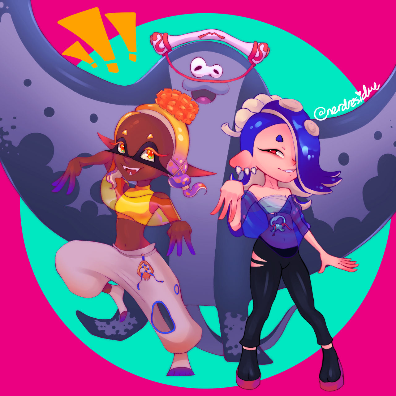 Splatoon 3 - Deep Cut by nerdresidue on DeviantArt