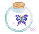 butterfly in jar :pixel: