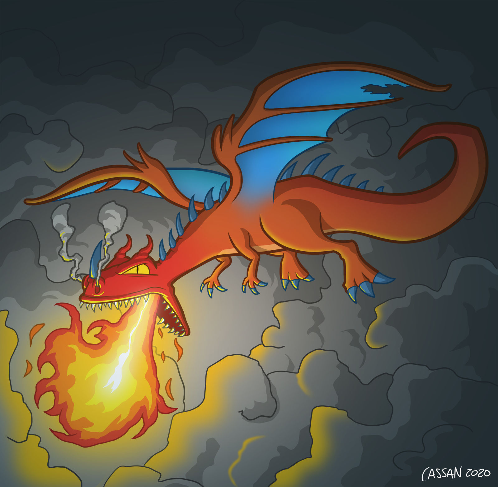 Dragon - not lizard! by Cassan on DeviantArt