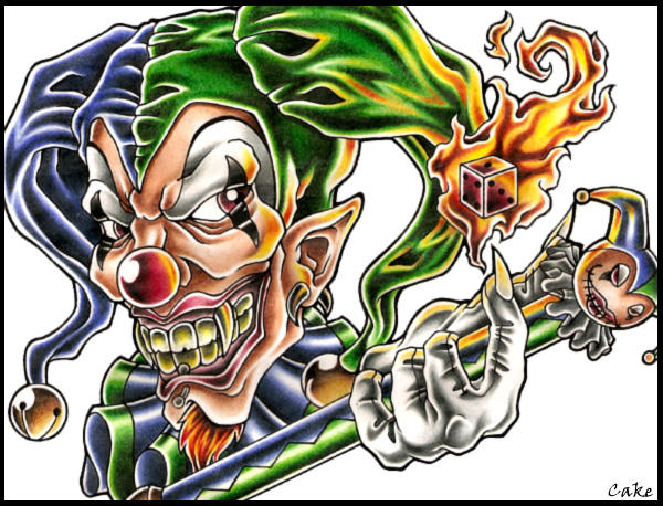 Joker Tattoo Design by CakeKaiser on DeviantArt