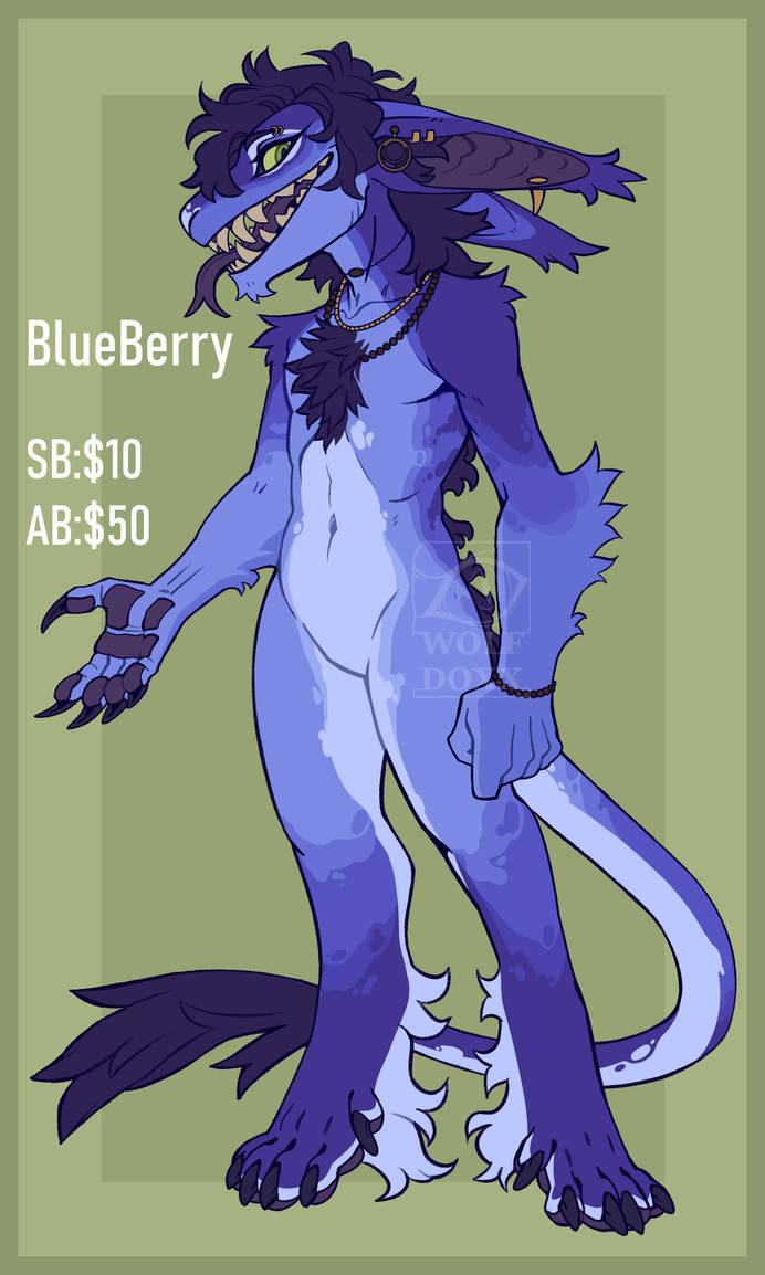 Blue Raspberry Humanized BlueBerry ADOPTABLE - OPEN by Wolf-Doxx on DeviantArt