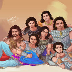 Mahabharat reunion fan art