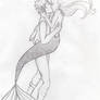 Jackunzel Mermaid AU (uncoloured)