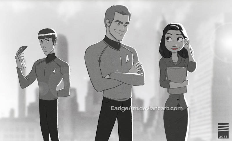 Paper STAR TREK by EadgeArt