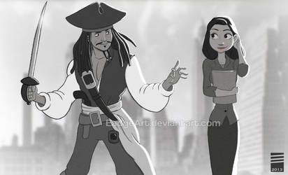 Paper PIRATES OF THE CARIBBEAN by EadgeArt