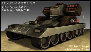 Stylised Artillery Tank