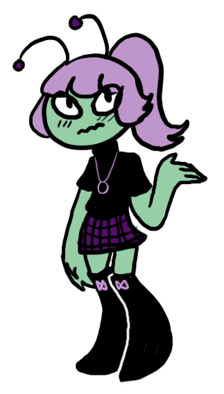 Fun And Flirty Alien Teen