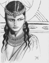 Cleopatra - pencil work