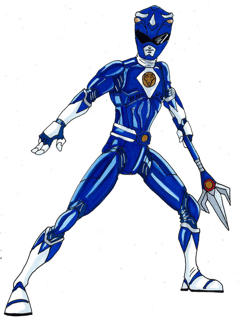 Blue Mighty Morphing Ranger by Spartan-055 on DeviantArt
