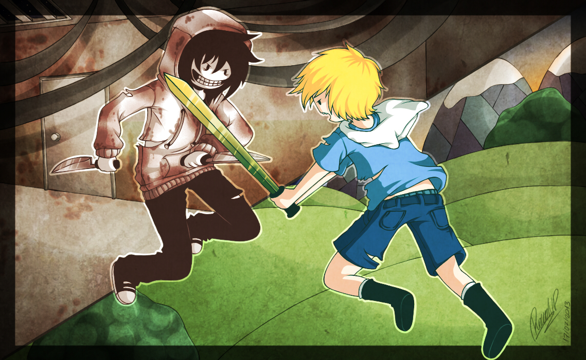 .:Jeff The Killer VS Finn The Human:.