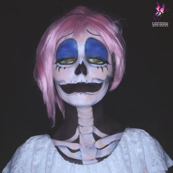 [Makeup-test] Cute skeleton