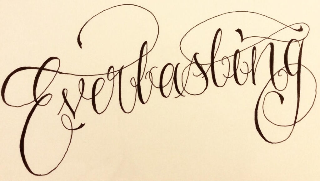 Everlasting French Script Everlasting Script by courtneyjx on DeviantArt