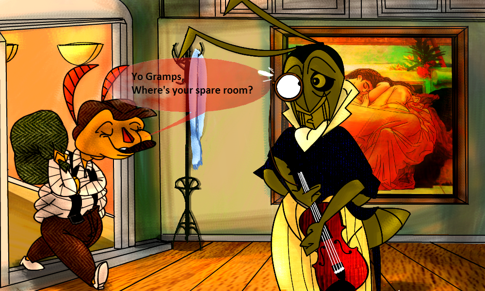 Unexpected Guest by DarkwingSnark on DeviantArt