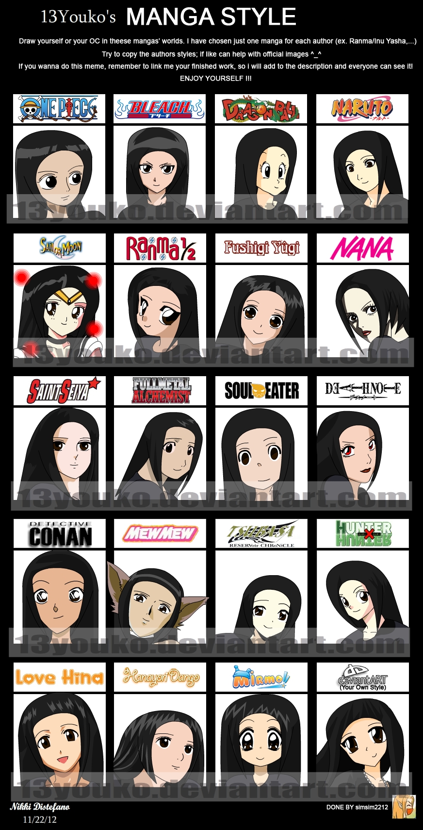 Anime Style Meme By 13youko On Deviantart Anime Style Meme By 13youko On Deviantart
