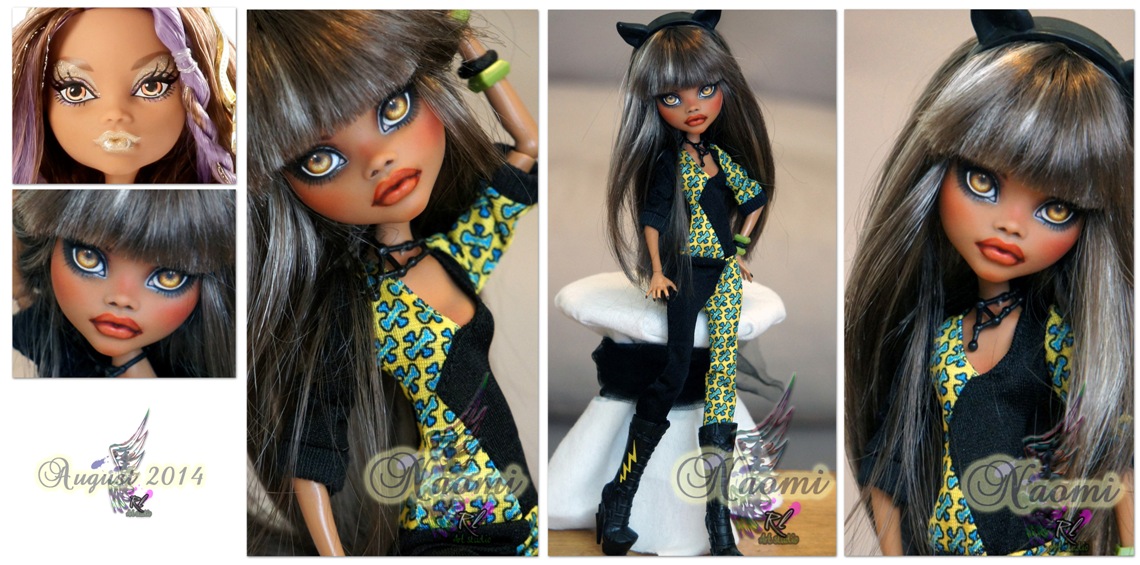 MH Clawdeen repaint #9 ~Naomi~