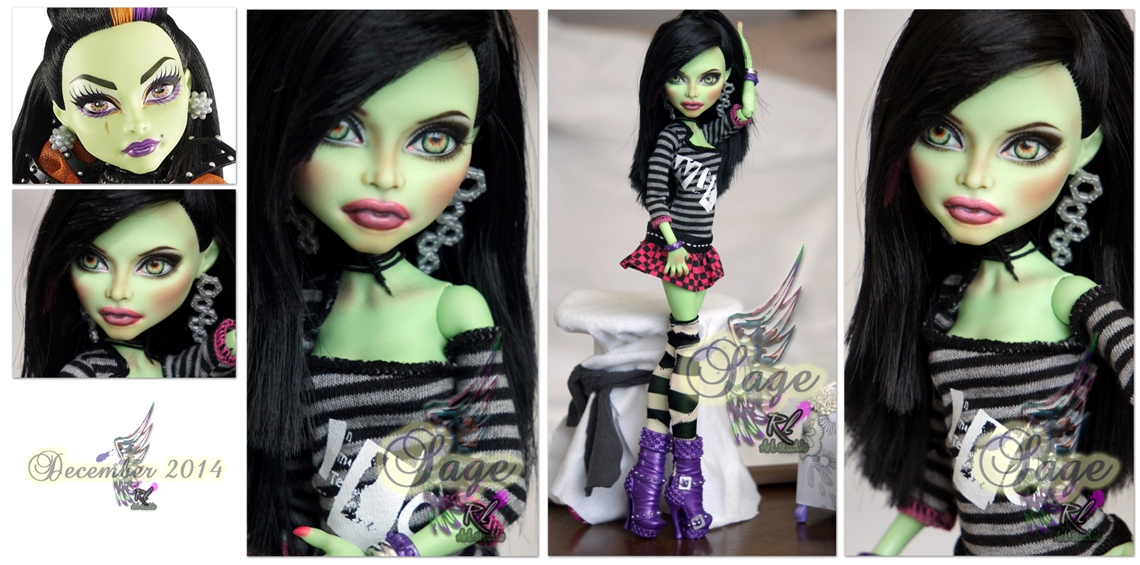 Repaint em Bonecas Monster High