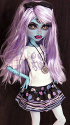 ~Lilly~ Monster High CAM 3 Eyed Girl OOAK repaint