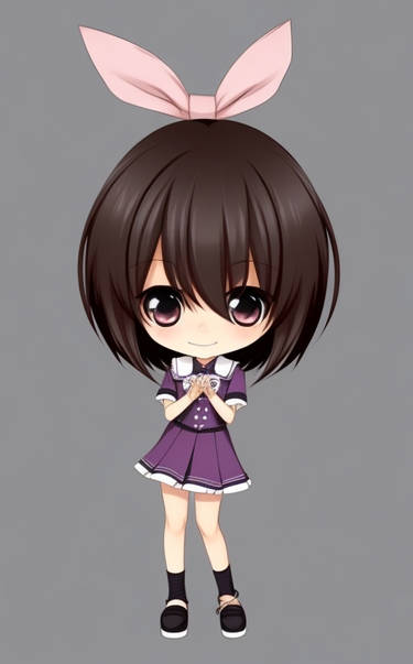 Adorable Chibi Cuties: Full-Body Adoptable Girl Co