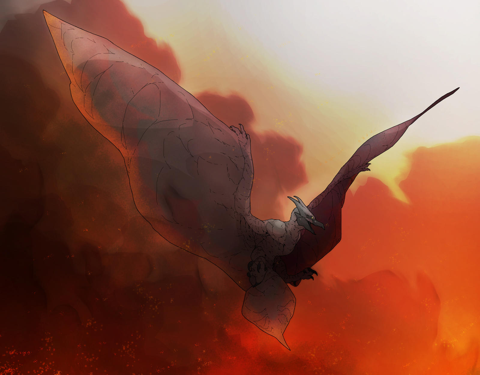 Monster - Rodan the sky teror - 2018 by aryaplus9 on DeviantArt