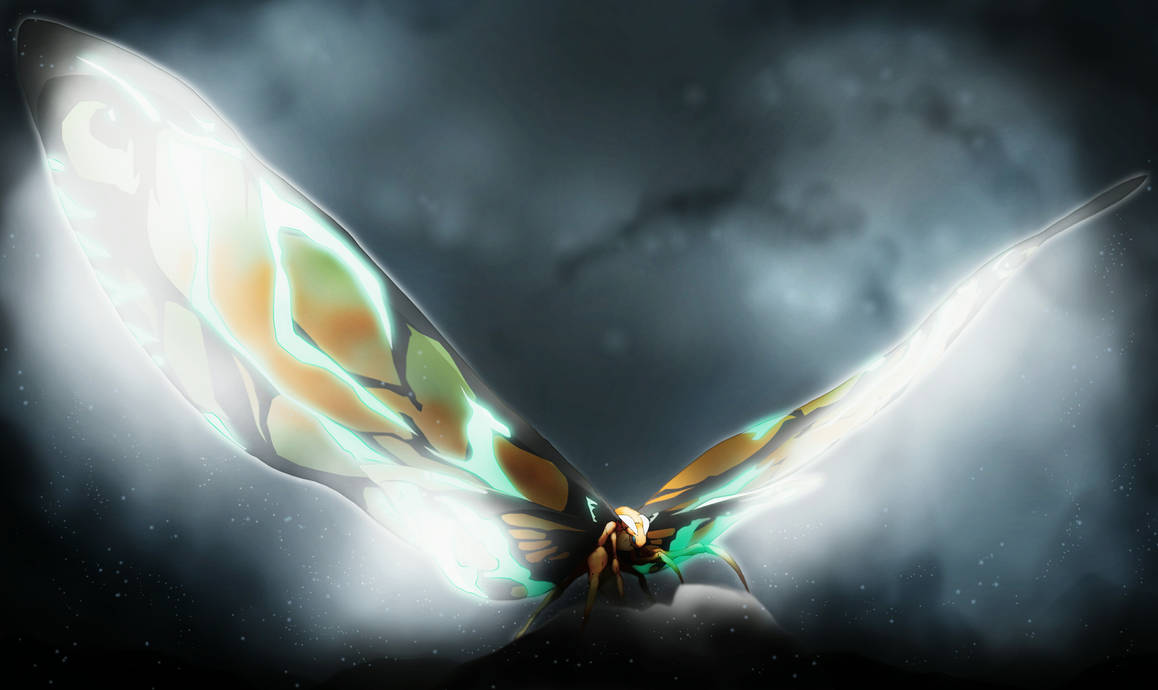 Mons - The insect Queen Mothra - 2019 by aryaplus9 on DeviantArt